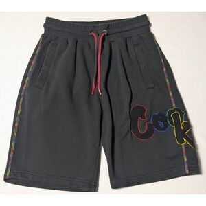 COOKIES Pushin Weight Men Medium Black Embroidered Logo Sweat Shorts
